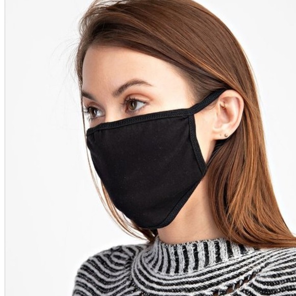 Leopard and Black Reversible Face Mask - Picture 6 of 6